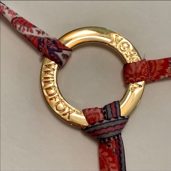 NWT Wildfox Boho Floral String Bikini Top - Picture 8 of 9